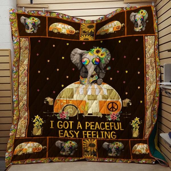 I Got A Peaceful Easy Feeling Camping Hippie Fleece Blanket - Quilt Blanket 1608136083183.jpg