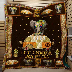 I Got A Peaceful Easy Feeling Camping Hippie Fleece Blanket - Quilt Blanket 1608136083183.jpg