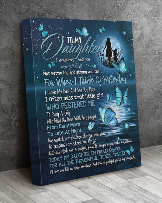To My Daughter Butterflies Canvas Gift For Daughter 1608524016527.jpg