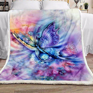 Fantasy Butterfly Fleece Blanket - Quilt Blanket, 1608535470774.jpg