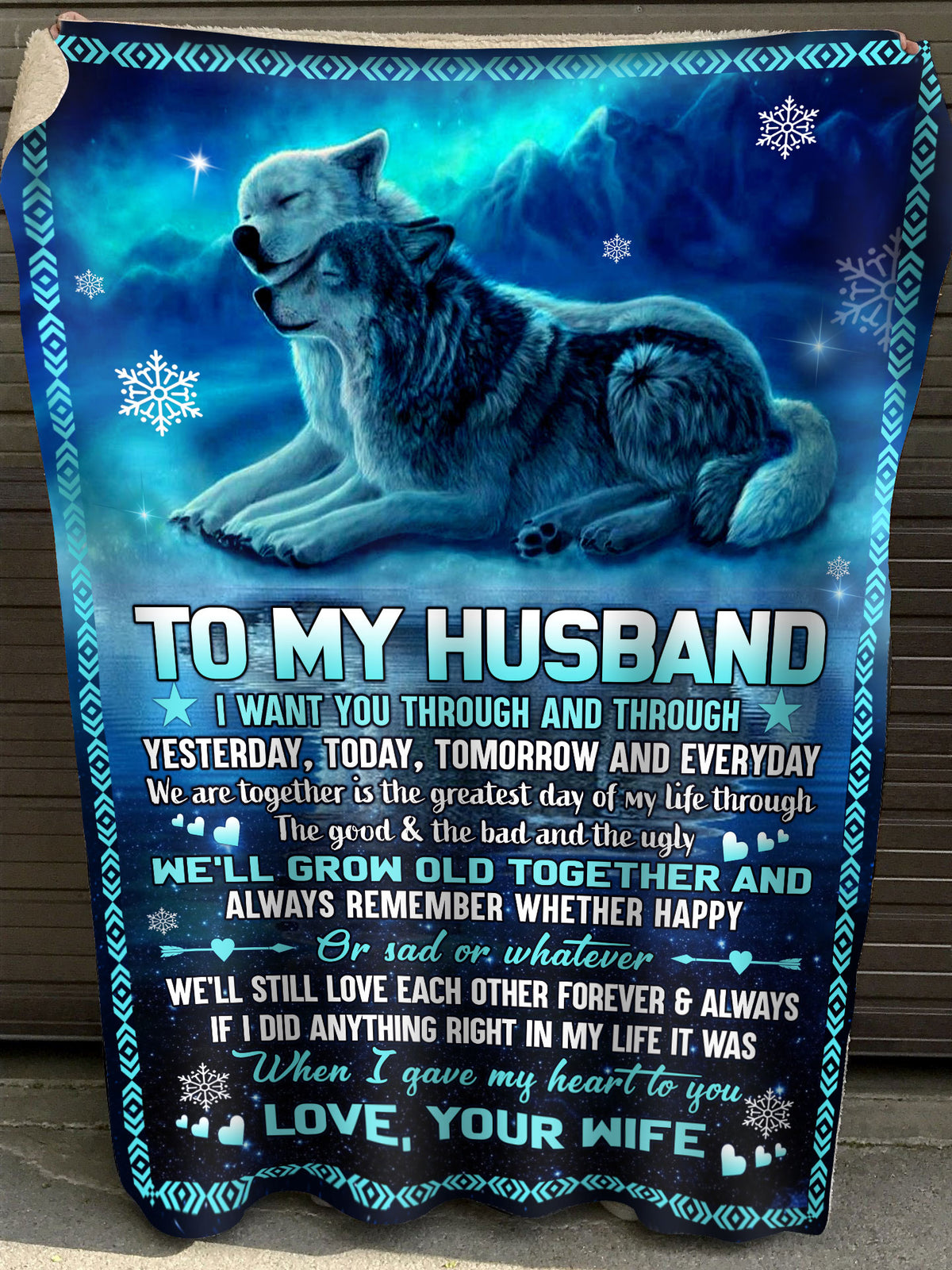 Best Valentine Gift For Husband, I Gave My Heart To You Fleece Blanket - Quilt Blanket, Valentine Gift, Love From Wife 1608535486999.jpg