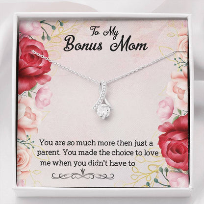 To My Bonus Mom You Are So Much More Then Just A Parent, Necklace With Message Card, Thank You Gifts For Mother’s Day, Meaningful Mother’s Day Gift			 1611506116072.jpg