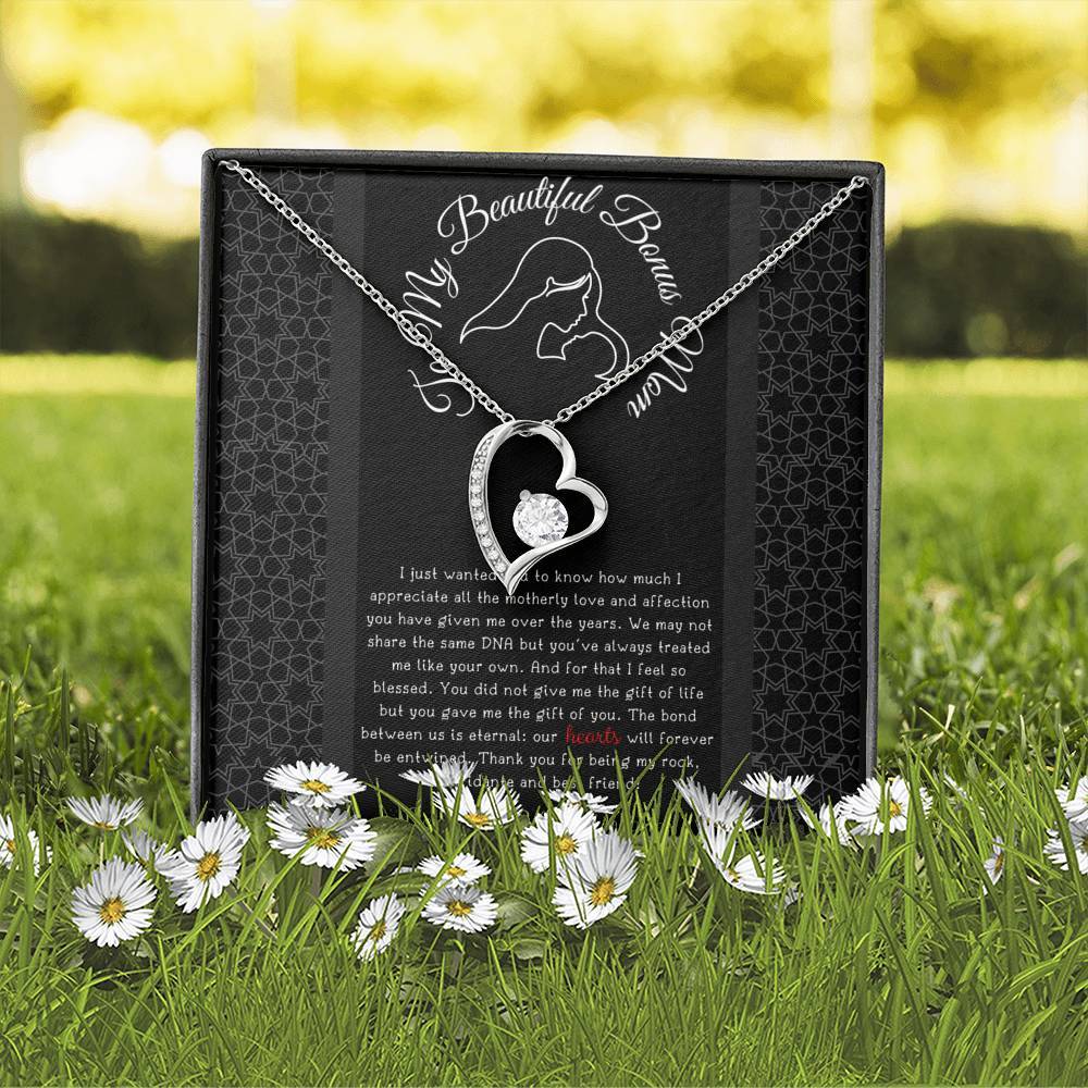 To My Beautiful Bonus Mom I Just Wanted You To Know, Necklace With Message Card, Mother’s Day Gift From Daughter To Mom, Meaningful Mother’s Day Gift			 1611506129030.jpg