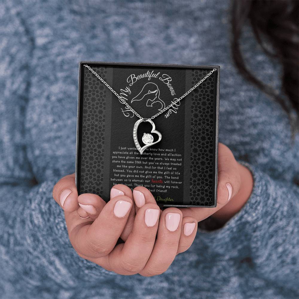 To My Beautiful Bonus Mom I Just Wanted You To Know, Necklace With Message Card, Mother’s Day Gift From Daughter To Mom, Meaningful Mother’s Day Gift			 1611506131984.jpg
