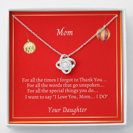 To My Mom I Love You Mom Necklace With Message Card, Gift For Mom, Meaningful Gift For Mom, Love From Daughter. 1611506193013.jpg