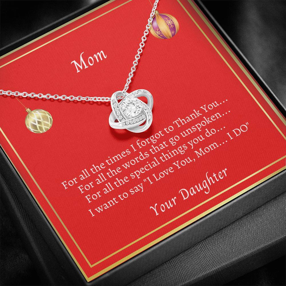 To My Mom I Love You Mom Necklace With Message Card, Gift For Mom, Meaningful Gift For Mom, Love From Daughter. 1611506193407.jpg