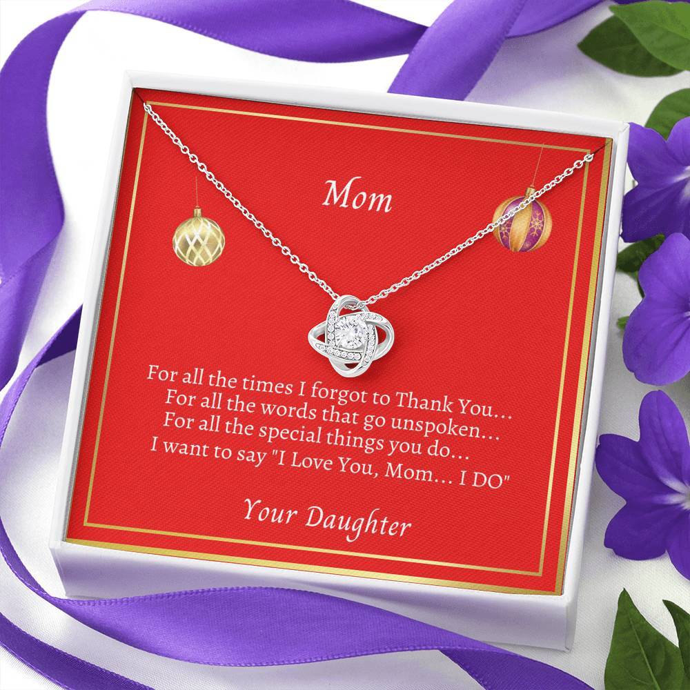 To My Mom I Love You Mom Necklace With Message Card, Gift For Mom, Meaningful Gift For Mom, Love From Daughter. 1611506193787.jpg