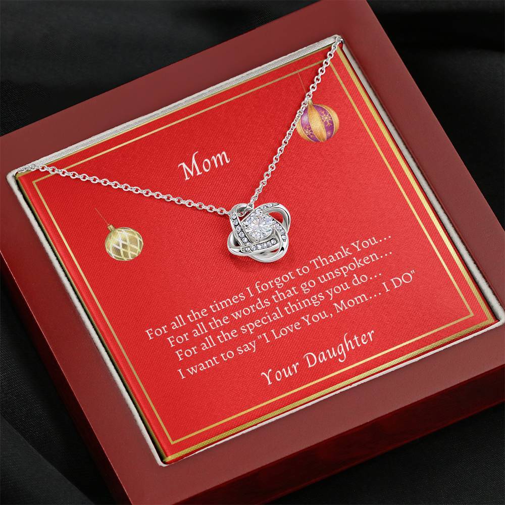 To My Mom I Love You Mom Necklace With Message Card, Gift For Mom, Meaningful Gift For Mom, Love From Daughter. 1611506194887.jpg
