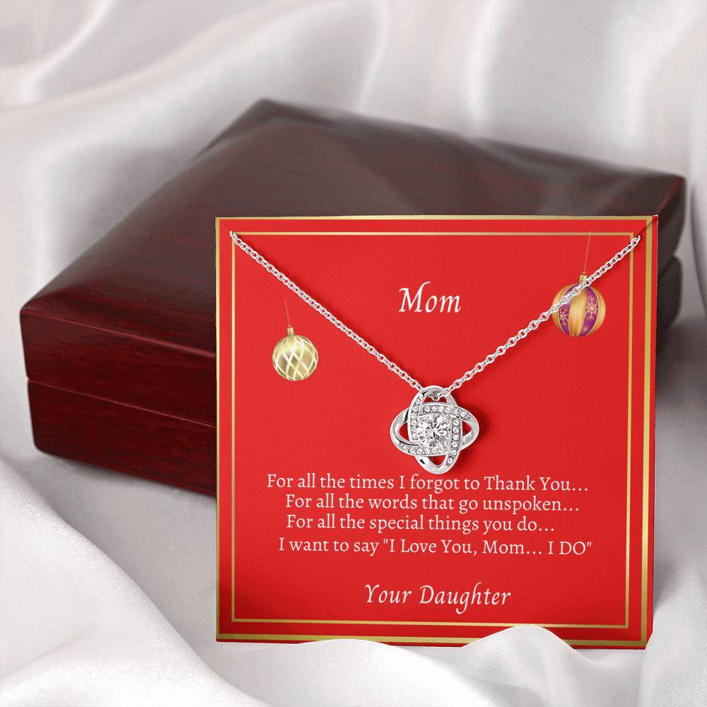 To My Mom I Love You Mom Necklace With Message Card, Gift For Mom, Meaningful Gift For Mom, Love From Daughter. 1611506195526.jpg