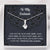 To My Soulmate Alluring Beauty I Love You Forever And Always, Necklace With Message Card, Gift For Wife,   Love From Husband. 1611631095623.jpg