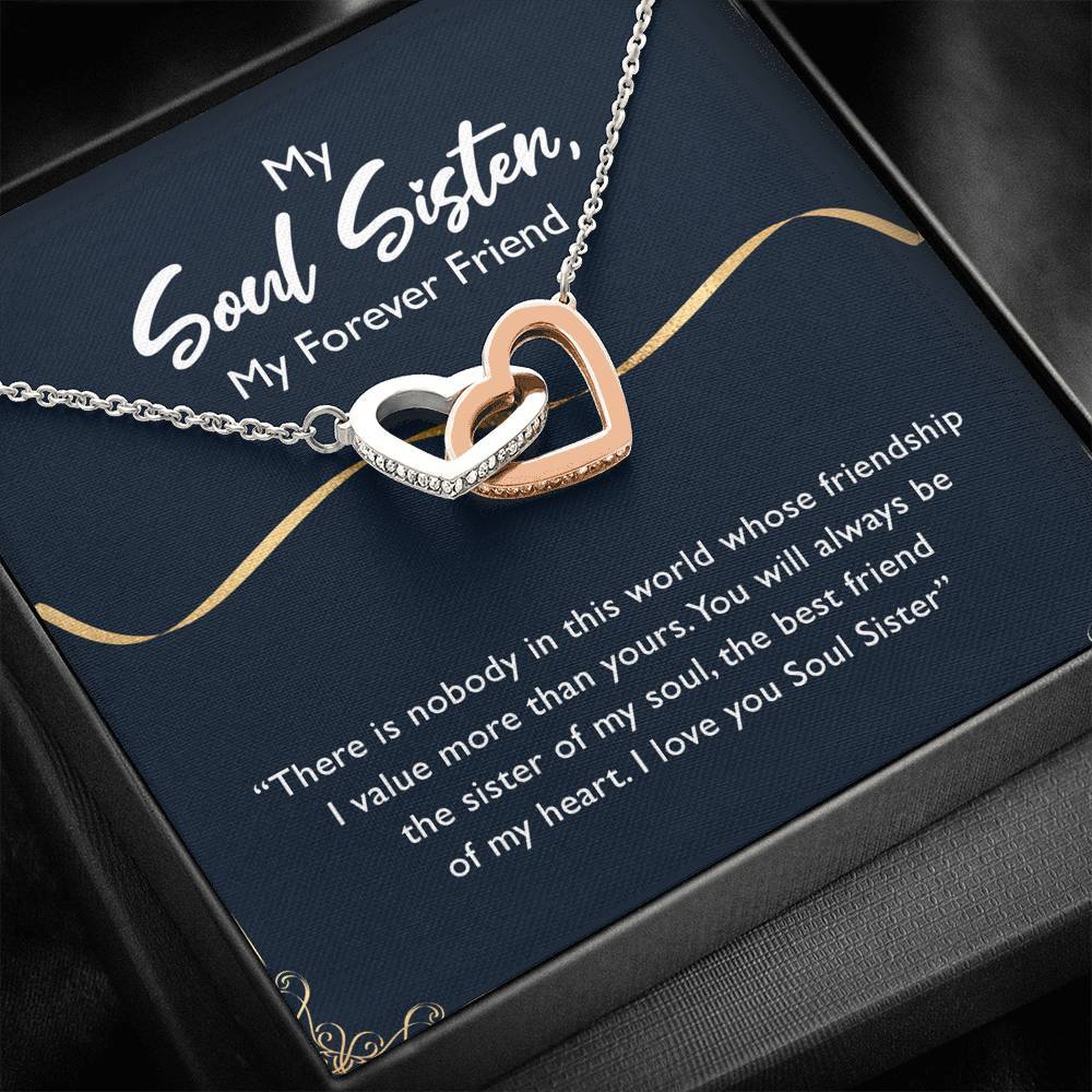 To My Sister I Love You Necklace With Message Card, Birthday Gift For Sister, Meaningful Gift For Sister, Love From Sis. 1611631297503.jpg