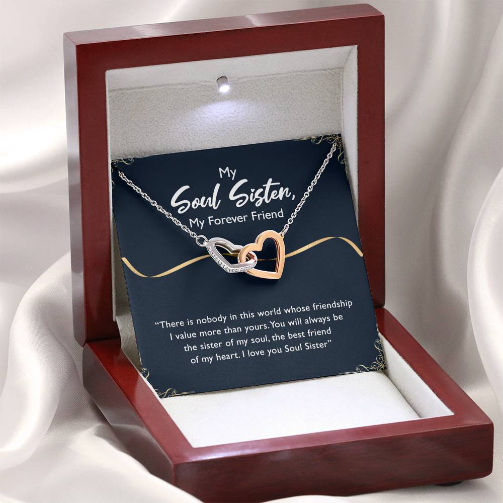 To My Sister I Love You Necklace With Message Card, Birthday Gift For Sister, Meaningful Gift For Sister, Love From Sis. 1611631299476.jpg