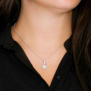 To My Daughter I Can Promise To Love You Necklace With Message Card, Gift For Daughter, Meaningful Gift, Love From Mom. 1611632025473.jpg