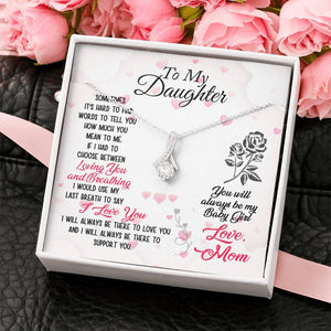 To My Daughter I Will Always Be Here Necklace With Message Card, Gift For Daughter, Meaningful Gift, Love From Mom. 1611632027656.jpg