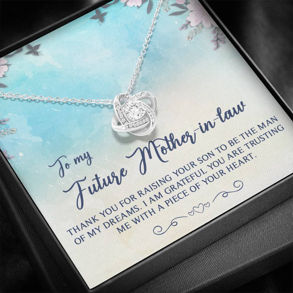 To My Future Mom In Law Thank You For Raising Your Son To Be The Man Of My Dreams Necklace With Message Card, Gift For Mom, Best Mother s Day Gift Ideas, Meaningful Mother s Day Gift 1611632042197.jpg