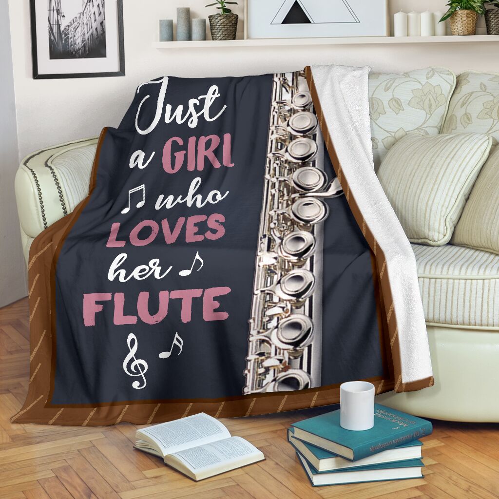 Flute Blanket, Just A Girl Who Loves Her Flute 1611678030242.jpg