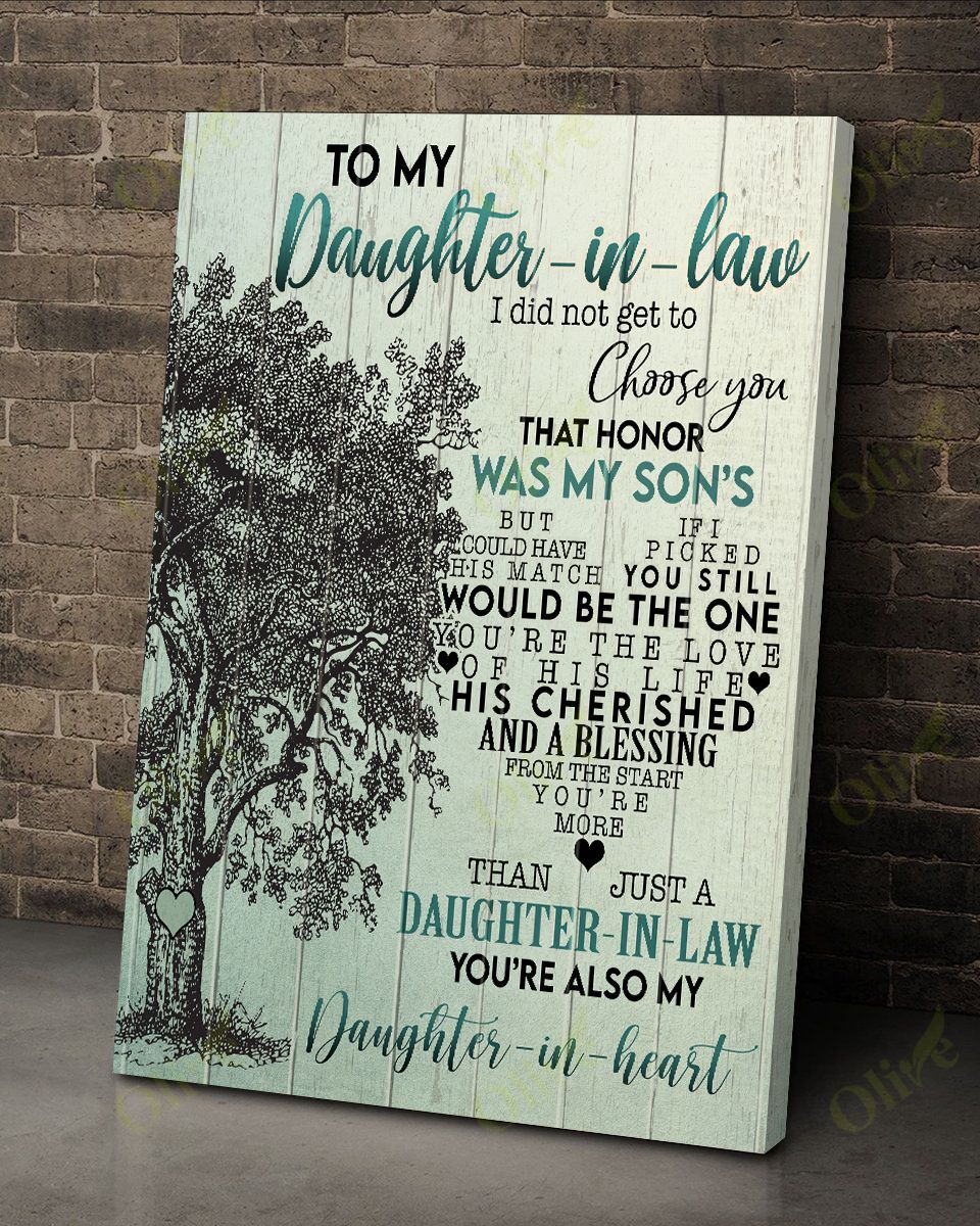 To Daughter-In-Law Canvas | Wall Decor Visual Art 1611679024296.jpg