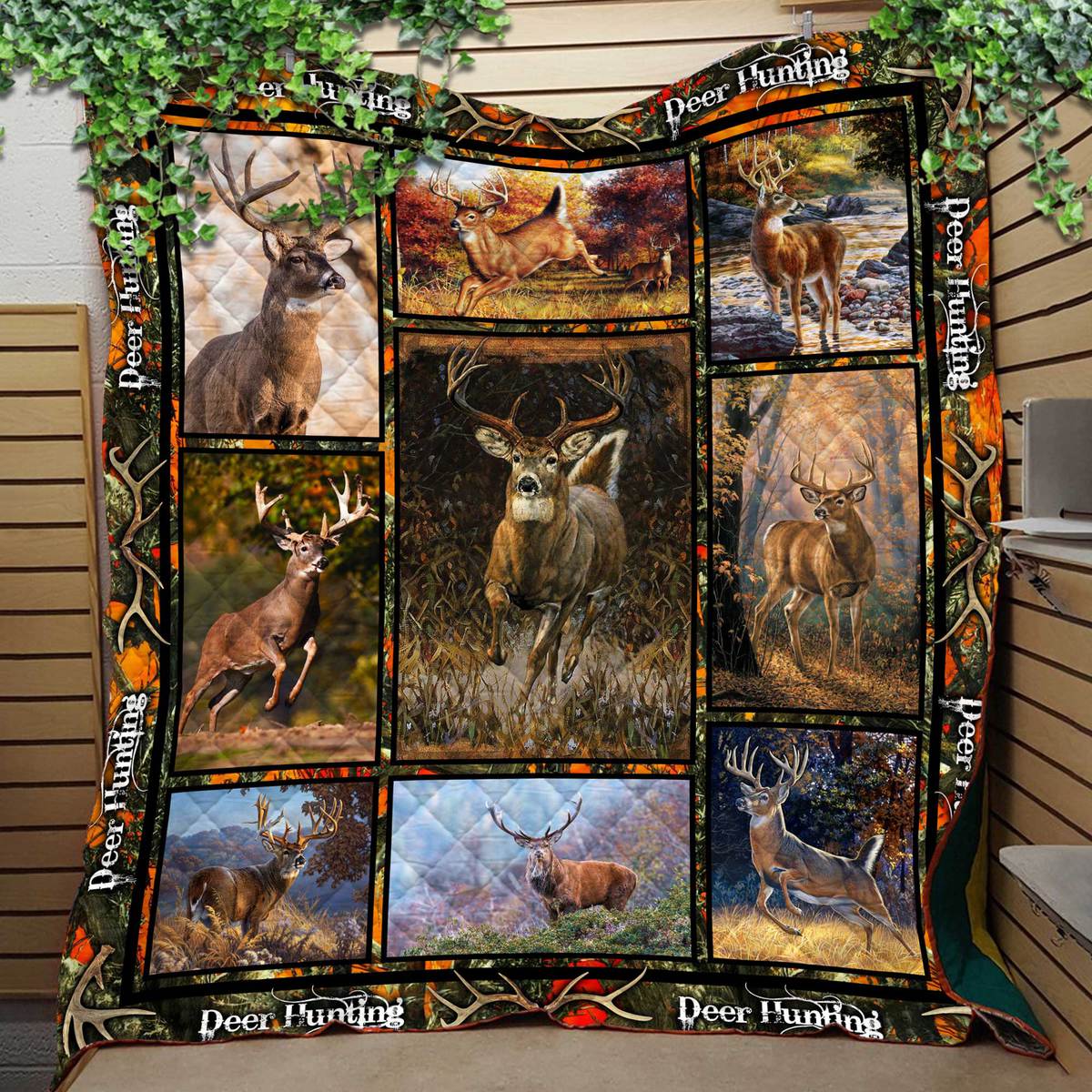 Love Deer Hunting Like Quilt Fleece Blanket - Quilt Blanket - Gopostore - Online Clothing Store 1613635875638.jpg