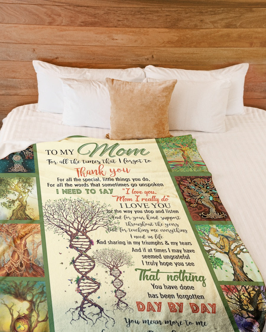 For All The Times That I Forgot To Thank You Fleece Blanket - Quilt Blanket Mother S Day Greetings, Mother S Day Gift From Daughter To Mom, Home Decor Bedding Couch Sofa Soft And Comfy Cozy 1614530071791.jpg