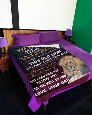 To My Son Never Forget That I Love You Fleece Blanket - Quilt Blanket Gift For Son Brithday Gift Gift From Dad To Son Home Decor Bedding Couch Sofa Soft and Comfy Cozy 1614530113314.jpg