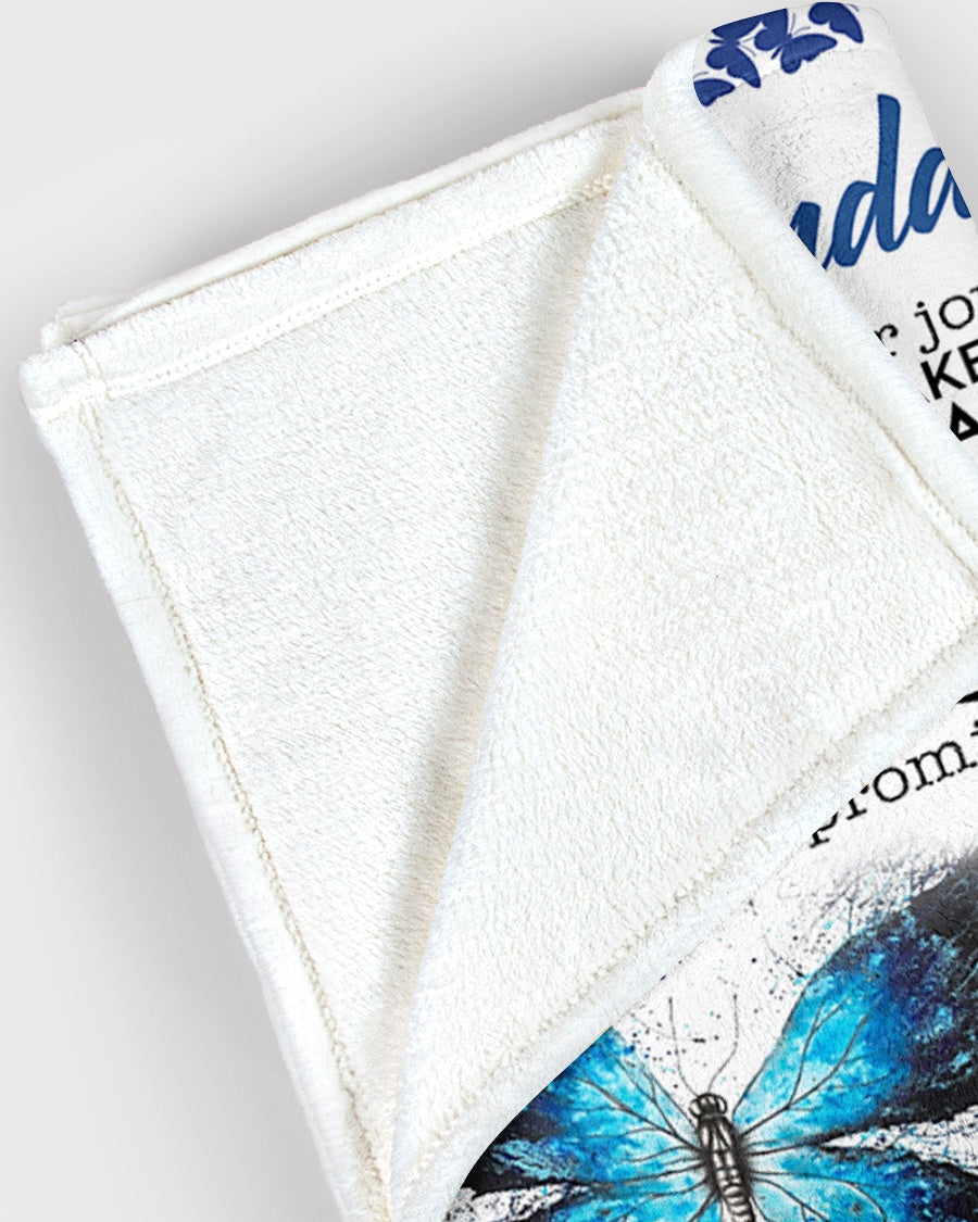 To My Granddaughter I Pray You'll Always Be Safe Fleece Blanket - Quilt Blanket Gift For Granddaughter Gift From Grandma To Granddaughter Home Decor Bedding Couch Sofa Soft And Comfy Cozy 1614612730599.jpg