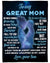 Personalized Name Blanket - Gift For Mom From Son - Creative Birthday Mother's Day Gifts For Mom - To My Great Mom My Great Woman 1615397767965.jpg