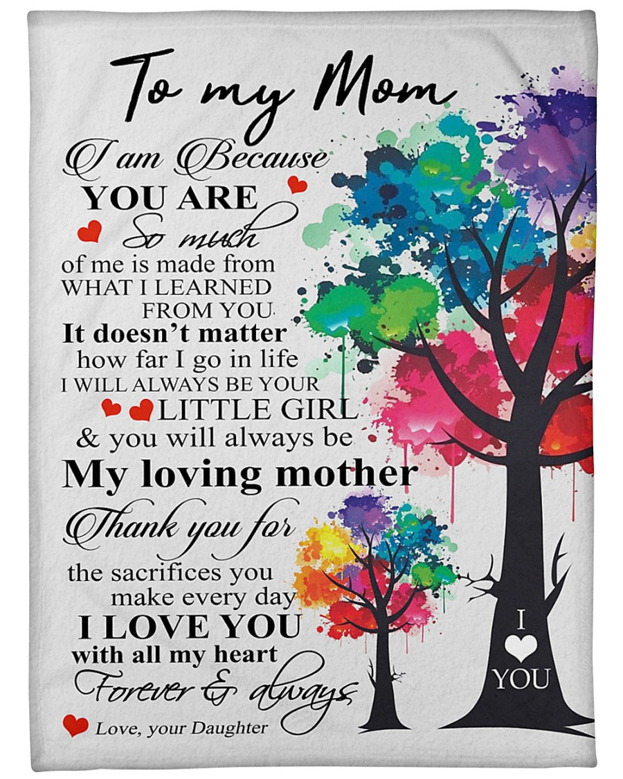 Gift For Mother Blanket, My Loving Mother Fleece Blanket 1615398118452.jpg