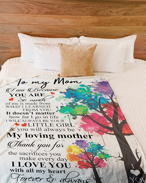 Gift For Mother Blanket, My Loving Mother Fleece Blanket 1615398118979.jpg