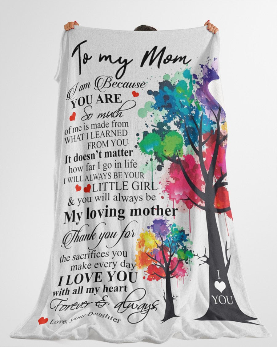 Gift For Mother Blanket, My Loving Mother Fleece Blanket 1615398119202.jpg