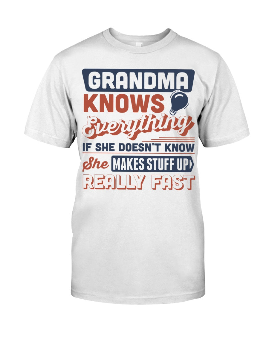 Grandma Knows Everything T-shirt, Meaningful Mother s Day Gift, Happy Mother s Day Ideas, Gift For Grandma 1616524576103.jpg