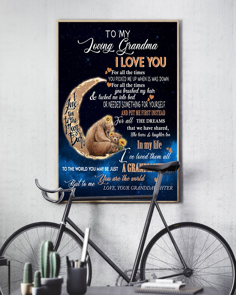 You Pick Me Up When I Was Down Bear Canvas, Happy Mother’s Day Ideas, Mother’s Day Gift From Granddaughter To Grandma, Warm Home Decor Wall Art Visual Art 1616608328928.jpg