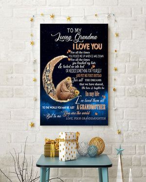 You Pick Me Up When I Was Down Bear Canvas, Happy Mother’s Day Ideas, Mother’s Day Gift From Granddaughter To Grandma, Warm Home Decor Wall Art Visual Art 1616608332863.jpg