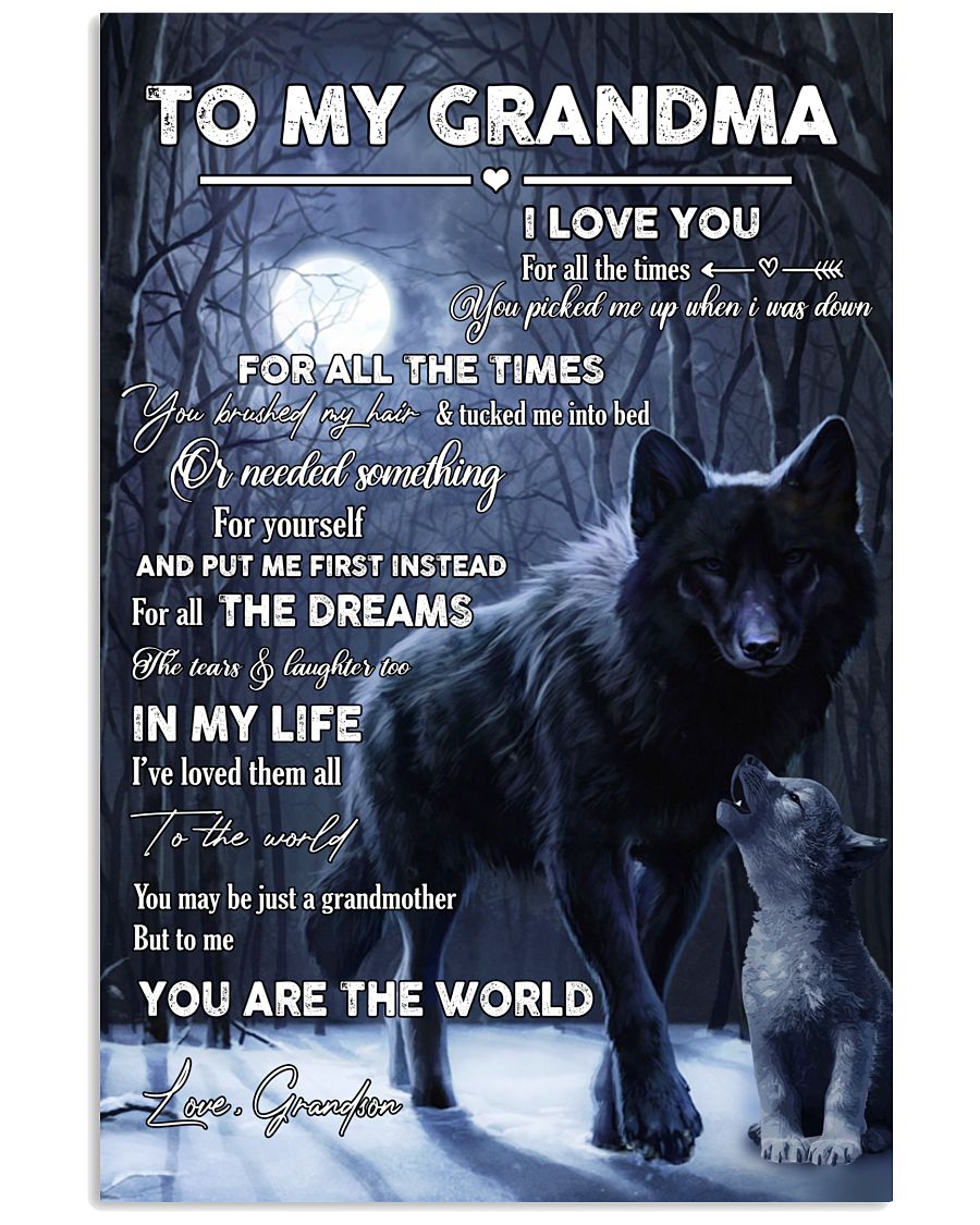 I Love You Canvas, Happy Mother’s Day Ideas, Mother’s Day Gift From Grandson To Grandma, Warm Home Decor Wall Art Visual Art 1616608341679.jpg