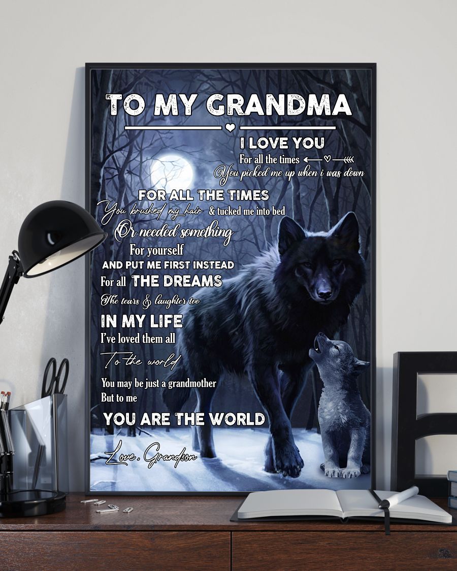 I Love You Canvas, Happy Mother’s Day Ideas, Mother’s Day Gift From Grandson To Grandma, Warm Home Decor Wall Art Visual Art 1616608343558.jpg