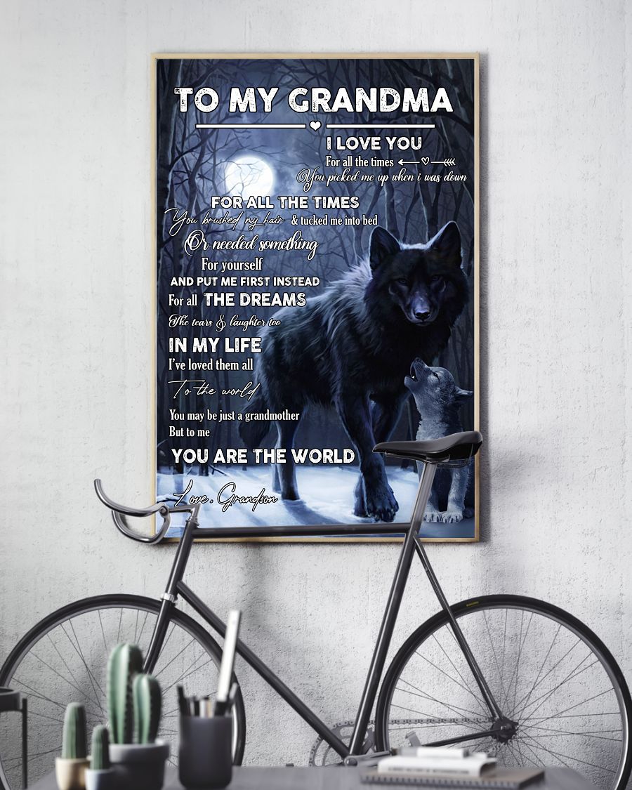 I Love You Canvas, Happy Mother’s Day Ideas, Mother’s Day Gift From Grandson To Grandma, Warm Home Decor Wall Art Visual Art 1616608348216.jpg