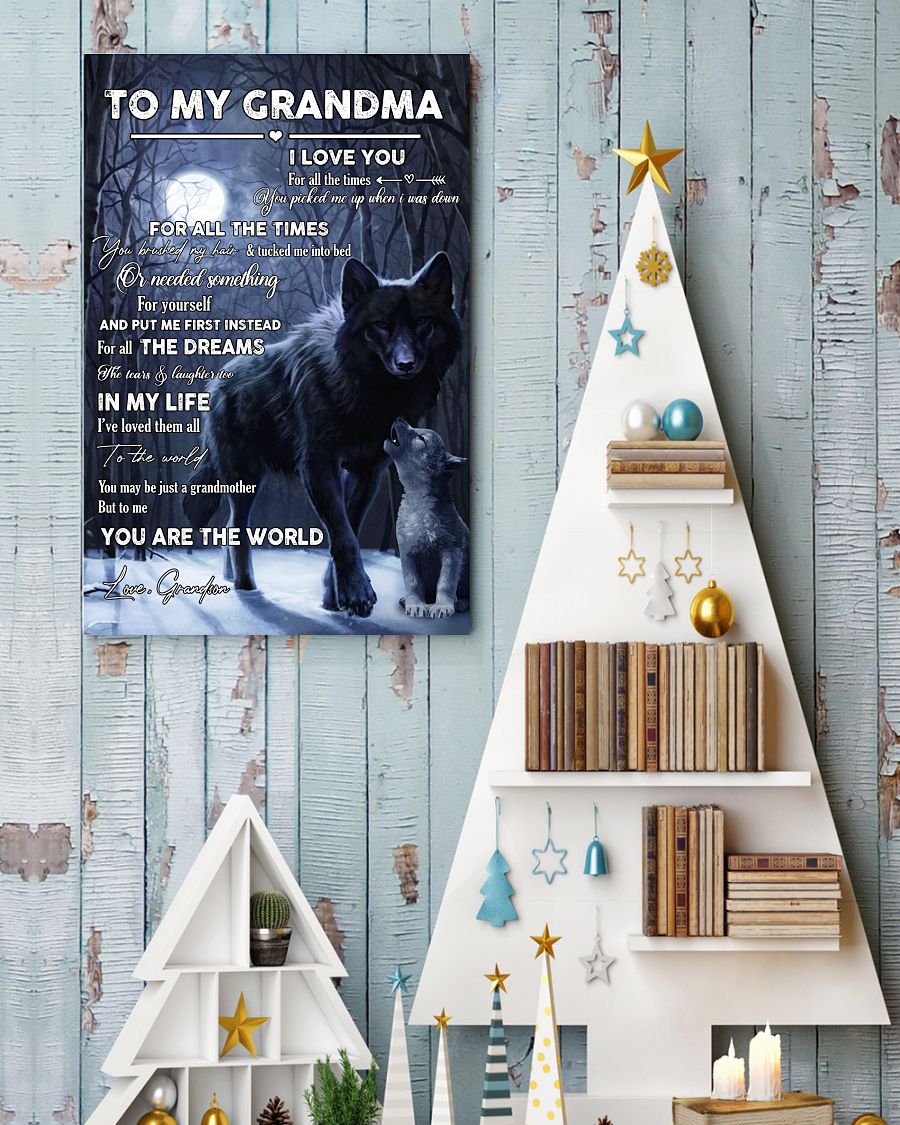 I Love You Canvas, Happy Mother’s Day Ideas, Mother’s Day Gift From Grandson To Grandma, Warm Home Decor Wall Art Visual Art 1616608351285.jpg