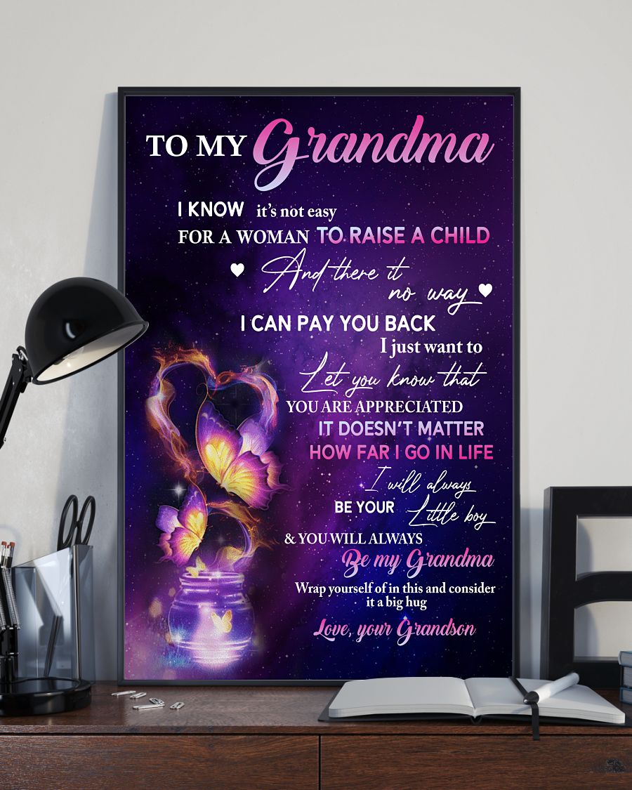 I'll Always Be Your Little Boy Canvas, Best Mother’s Day Gift Ideas, Mother’s Day Gift From Grandson To Grandma, Warm Home Decor Wall Art Visual Art 1616608427053.jpg