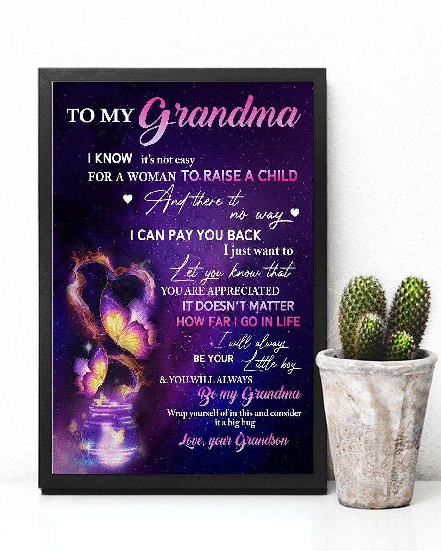 I'll Always Be Your Little Boy Canvas, Best Mother’s Day Gift Ideas, Mother’s Day Gift From Grandson To Grandma, Warm Home Decor Wall Art Visual Art 1616608431492.jpg
