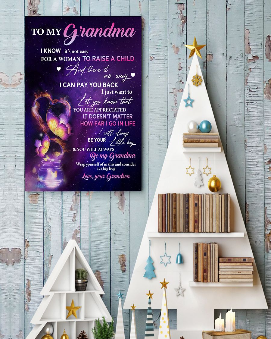 I'll Always Be Your Little Boy Canvas, Best Mother’s Day Gift Ideas, Mother’s Day Gift From Grandson To Grandma, Warm Home Decor Wall Art Visual Art 1616608432434.jpg