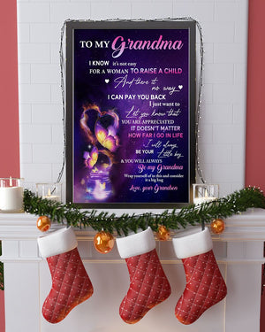 I'll Always Be Your Little Boy Canvas, Best Mother’s Day Gift Ideas, Mother’s Day Gift From Grandson To Grandma, Warm Home Decor Wall Art Visual Art 1616608434249.jpg