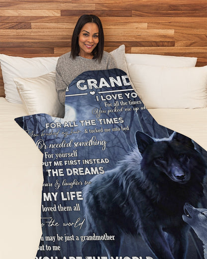 Gift For Grandma Blanket, You Tucked Me Into The Bed Fleece Blanket 1616608858195.jpg