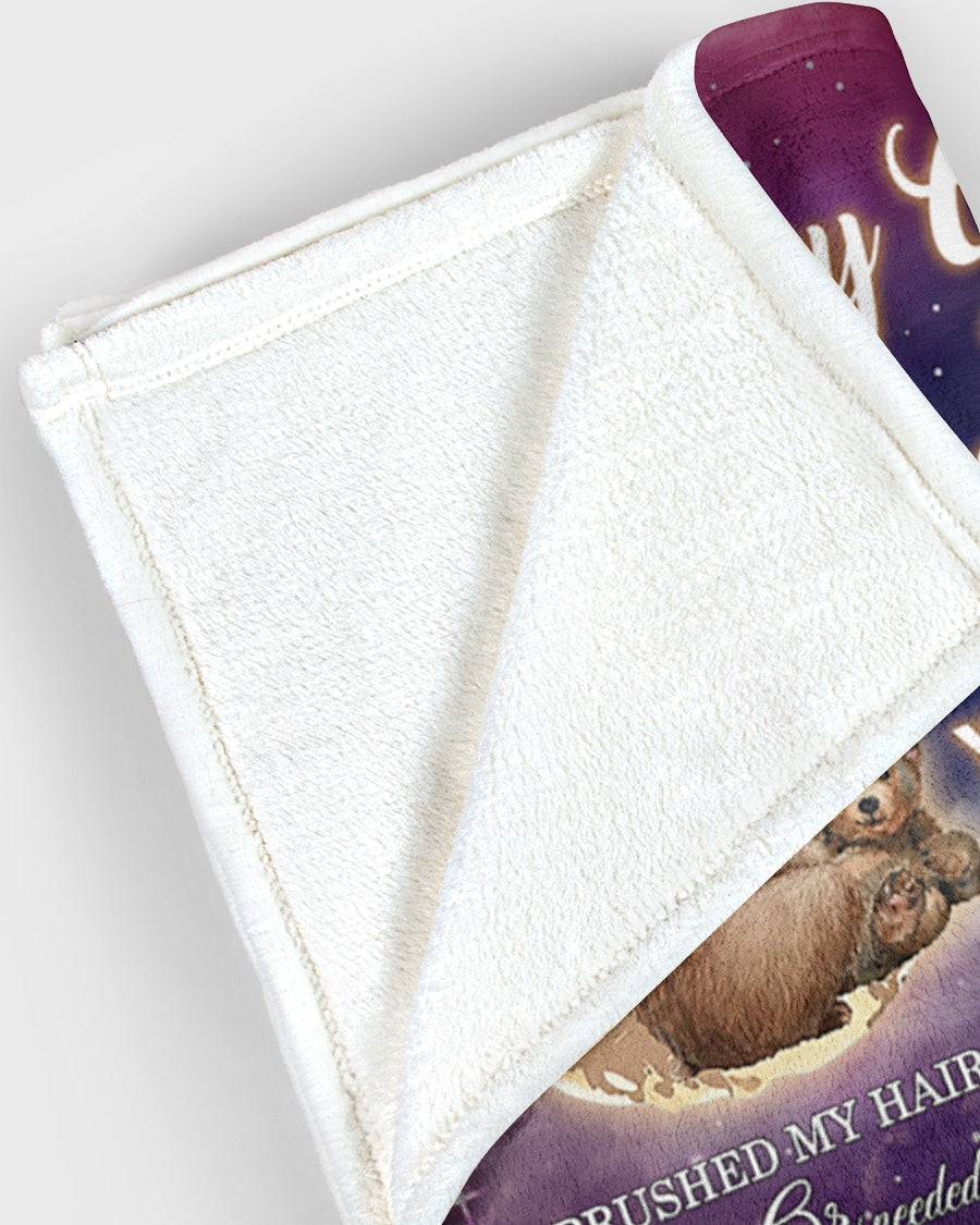 Gift For Grandma Blanket, You Brushed My Hair Fleece Blanket 1616608919781.jpg
