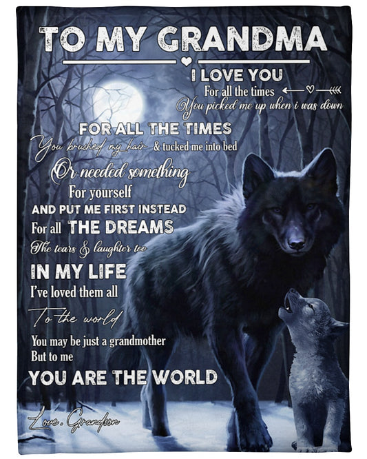 I've Loved Them All Fleece Blanket - Quilt Blanket, Happy Mother s Day Ideas, Mother s Day Gift From Grandson To Grandma, Home Decor Bedding Couch Sofa Soft and Comfy Cozy 1616608923638.jpg