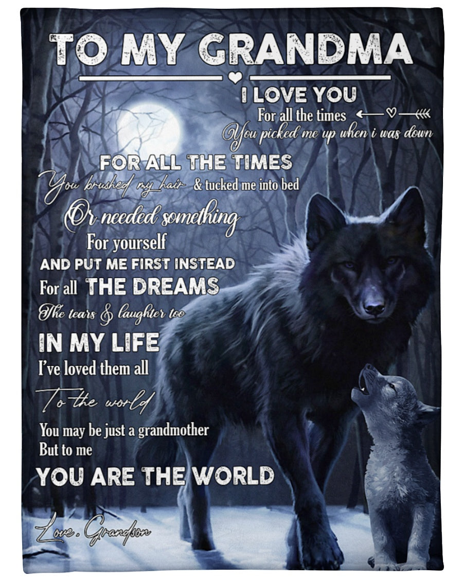 I've Loved Them All Fleece Blanket - Quilt Blanket, Happy Mother s Day Ideas, Mother s Day Gift From Grandson To Grandma, Home Decor Bedding Couch Sofa Soft and Comfy Cozy 1616608923638.jpg