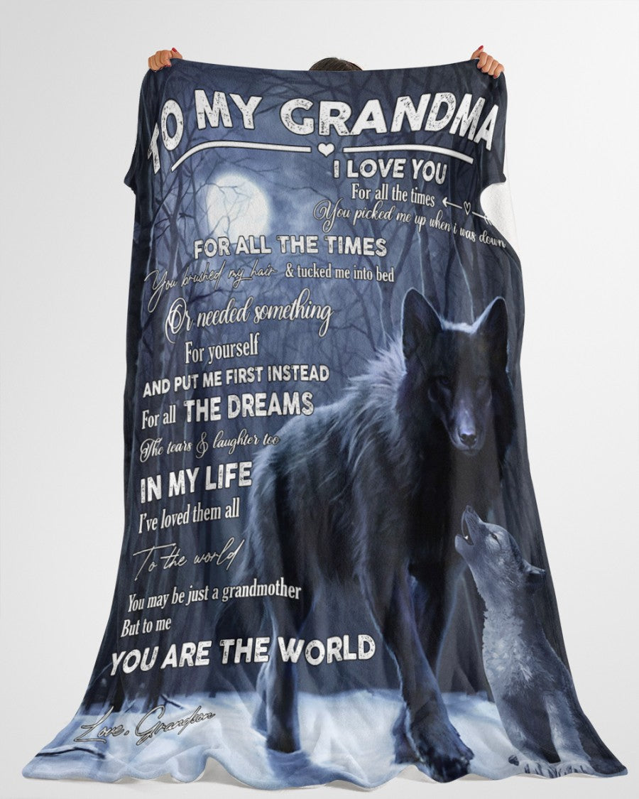 I've Loved Them All Fleece Blanket - Quilt Blanket, Happy Mother s Day Ideas, Mother s Day Gift From Grandson To Grandma, Home Decor Bedding Couch Sofa Soft and Comfy Cozy 1616608924356.jpg