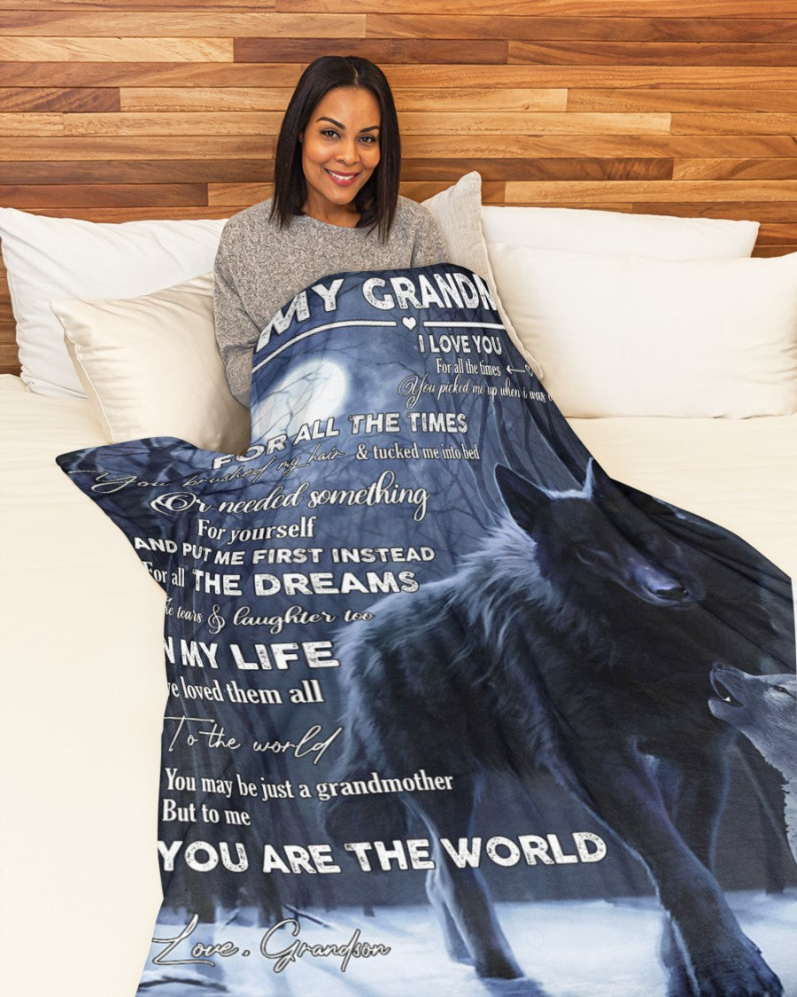 I've Loved Them All Fleece Blanket - Quilt Blanket, Happy Mother s Day Ideas, Mother s Day Gift From Grandson To Grandma, Home Decor Bedding Couch Sofa Soft and Comfy Cozy 1616608926968.jpg