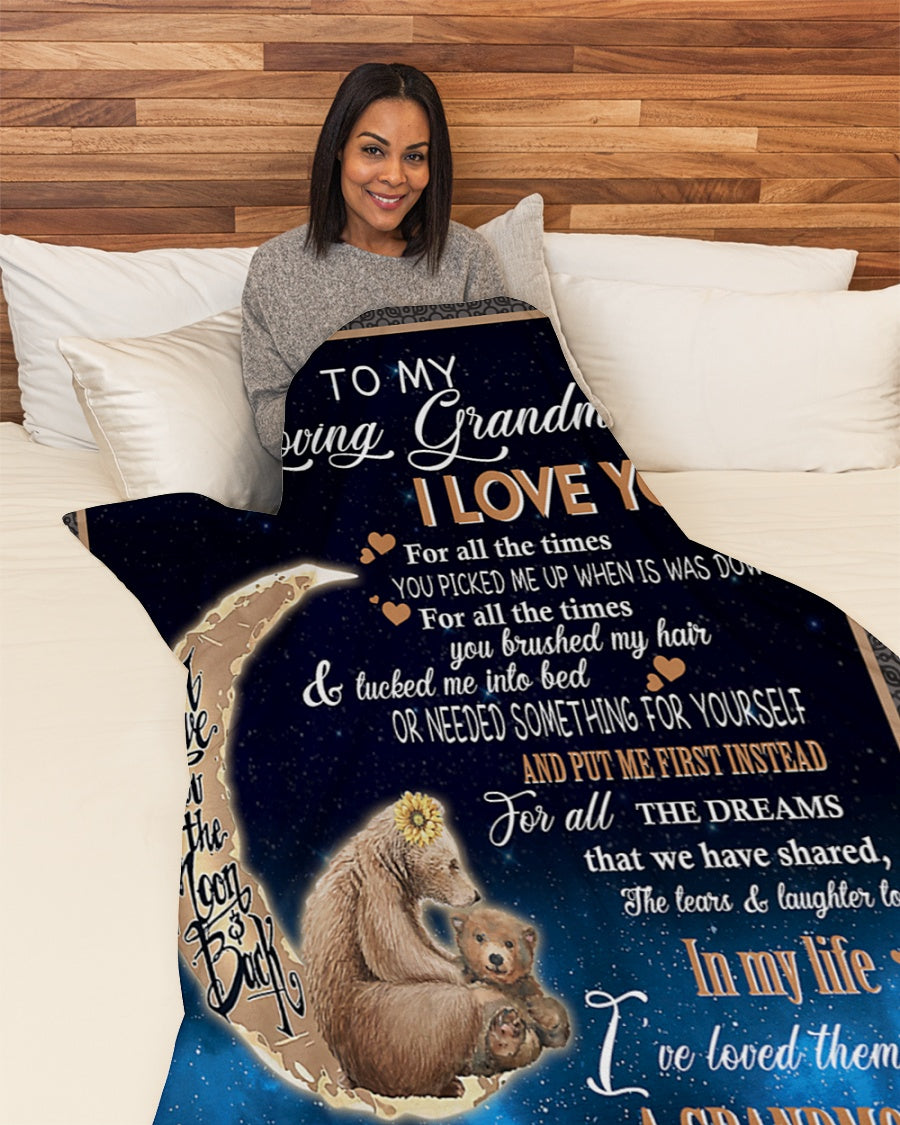 Gift For Grandma Blanket, I Love You For All The Times Fleece Blanket 1616609164291.jpg