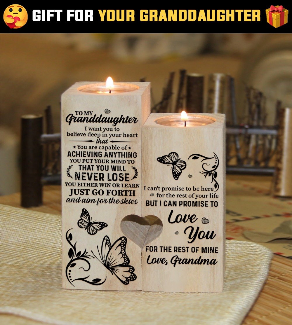 Grandma To Granddaughter - Just Go Forth And Aim For The Skies Candle Holder 1618630774673.jpg