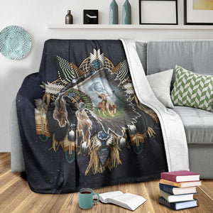Native American Blanket - Native American Indian Chief Proud Fleece Blanket 1620232236139.jpg