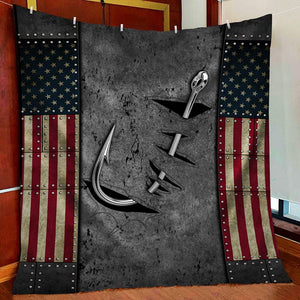 Fishing Blanket, Crack Fishing American Flag Blanket Gift For Fishing Lovers 1620273447449.jpg